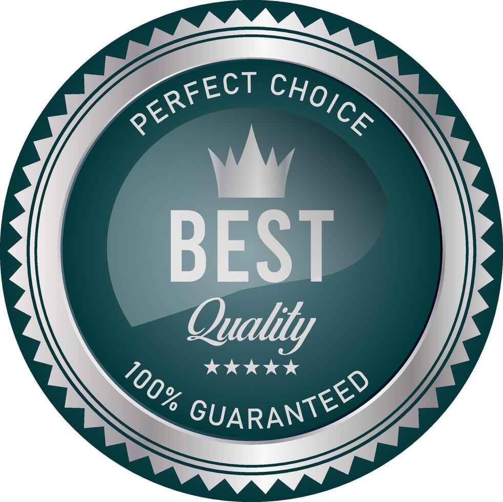 Best quality badges and icon vector
