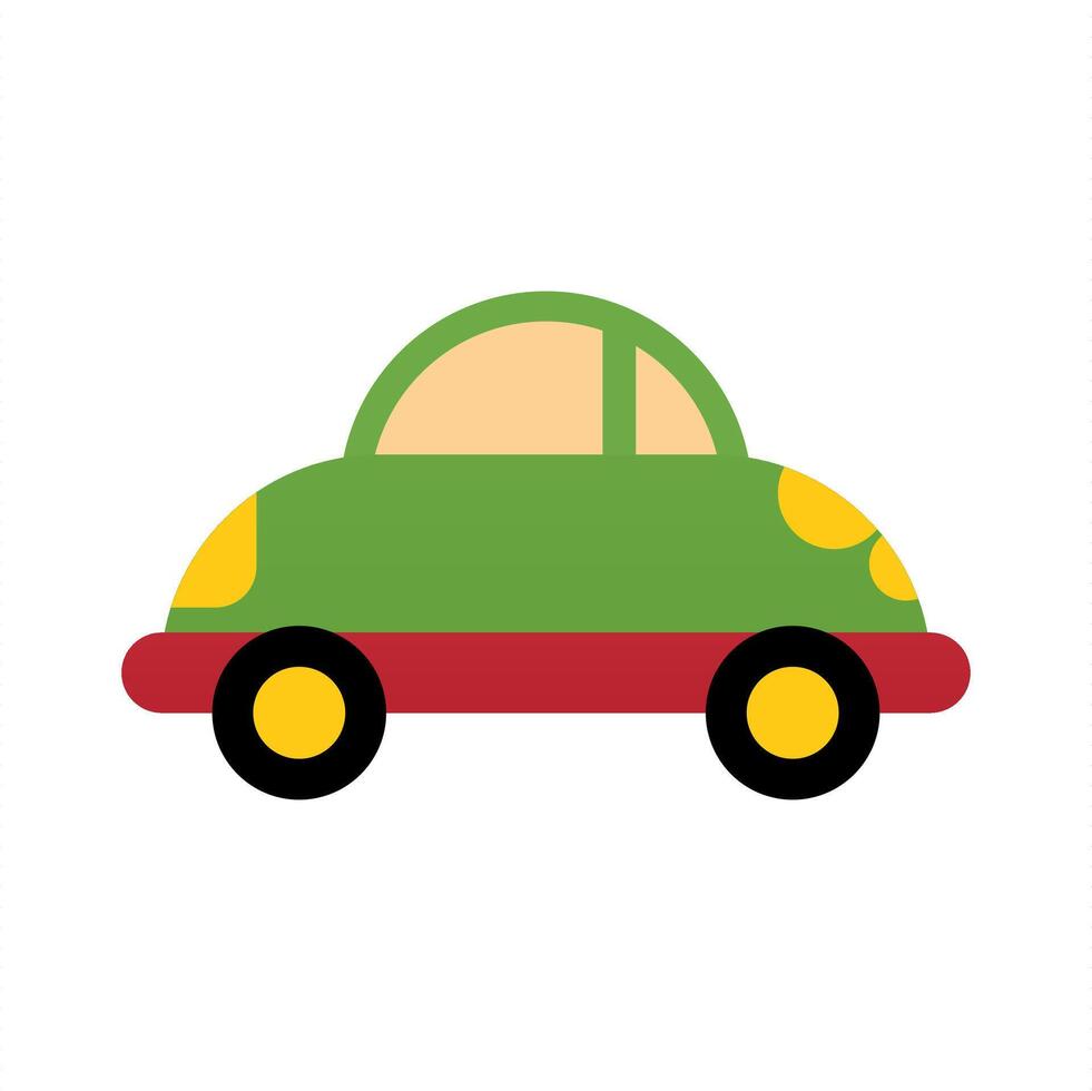 Flat colorful car icon element asset design vector