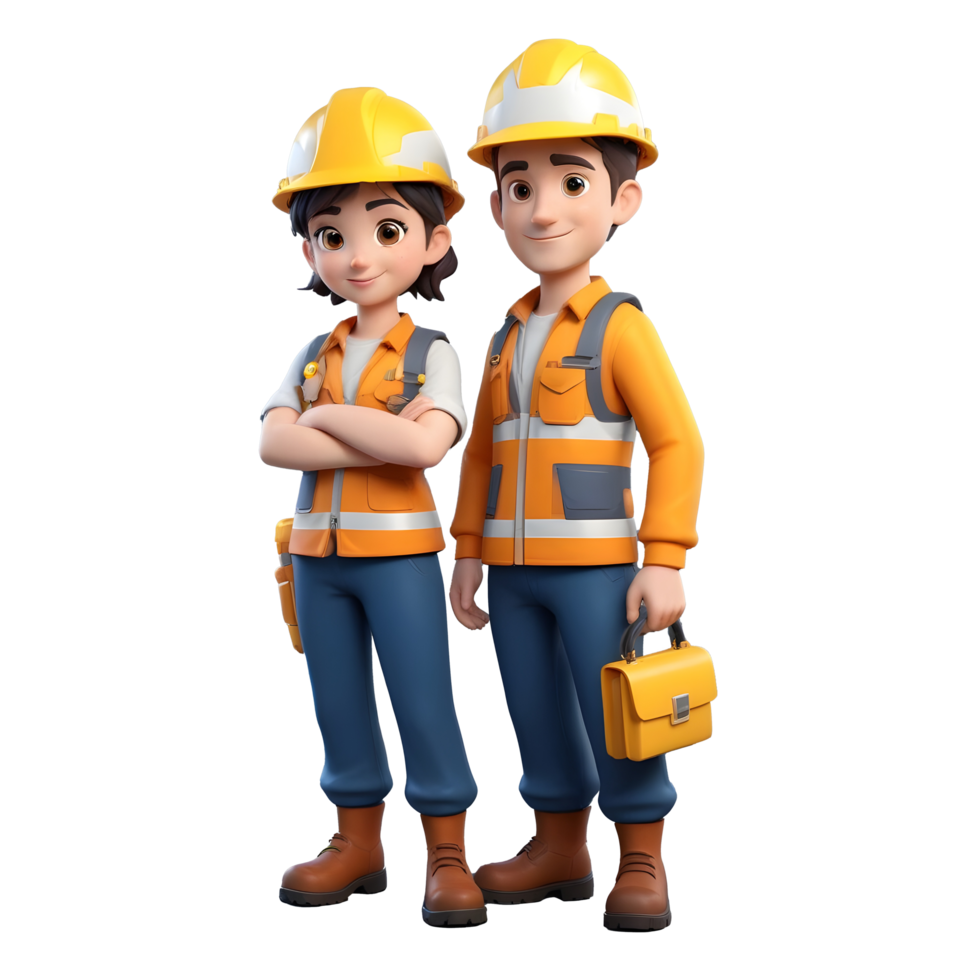 3D transparent icon of people png