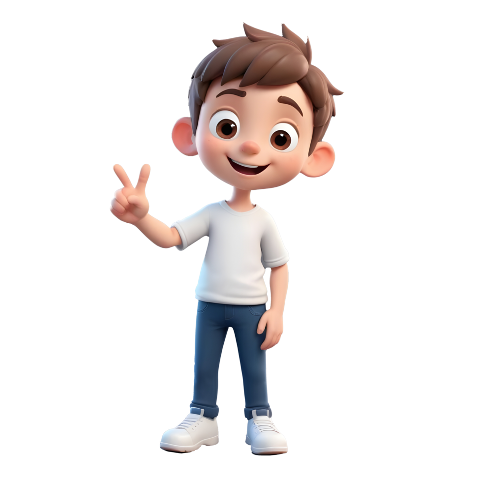3D transparent icon of people png