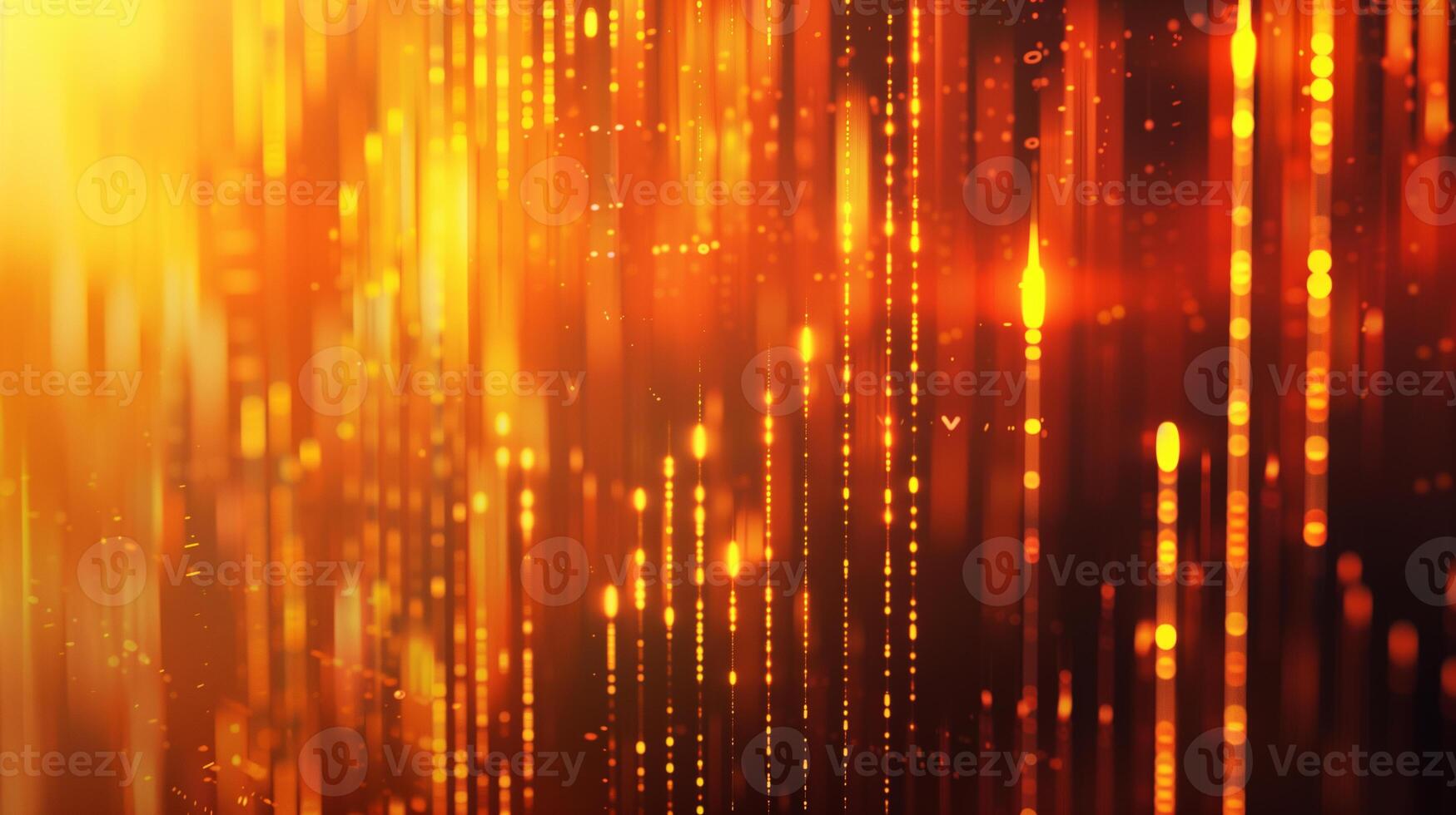 The image is an abstract background of glowing orange particles. It is suitable for use as a background for a website or app. photo