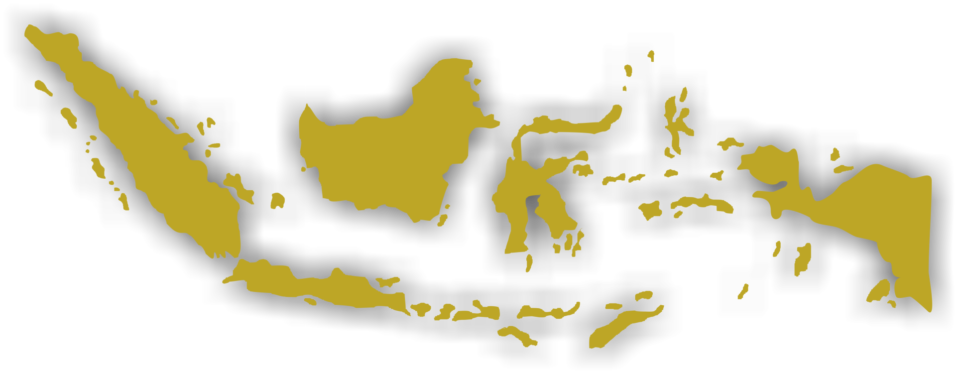 Indonesian Map, Map of Indonesia, can use for App, Art Illustration, Website, Pictogram, Infographic or Graphic Design Element png
