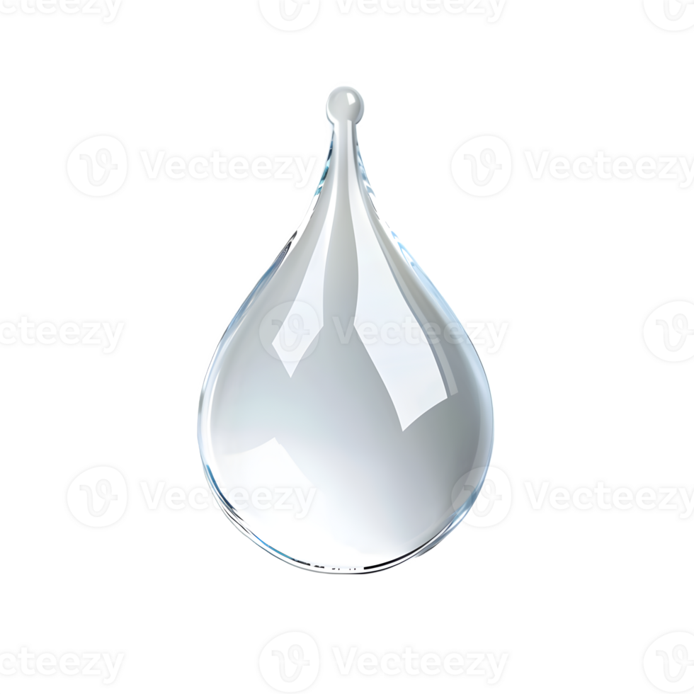 a drop of water on a transparent background png