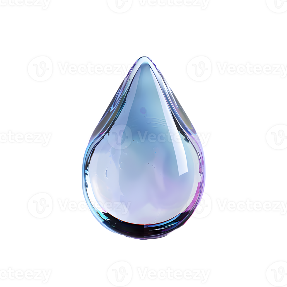 a drop of water on a transparent background png