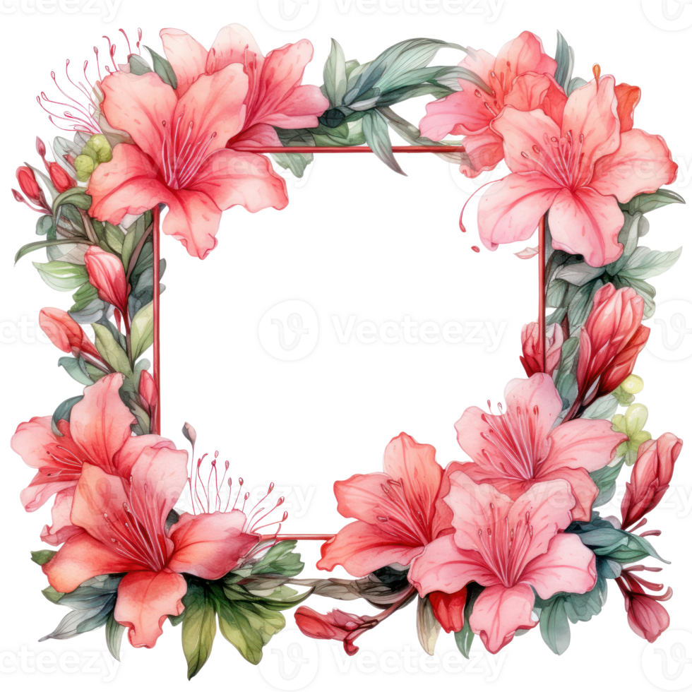 Azalea, isolated on transparent background png