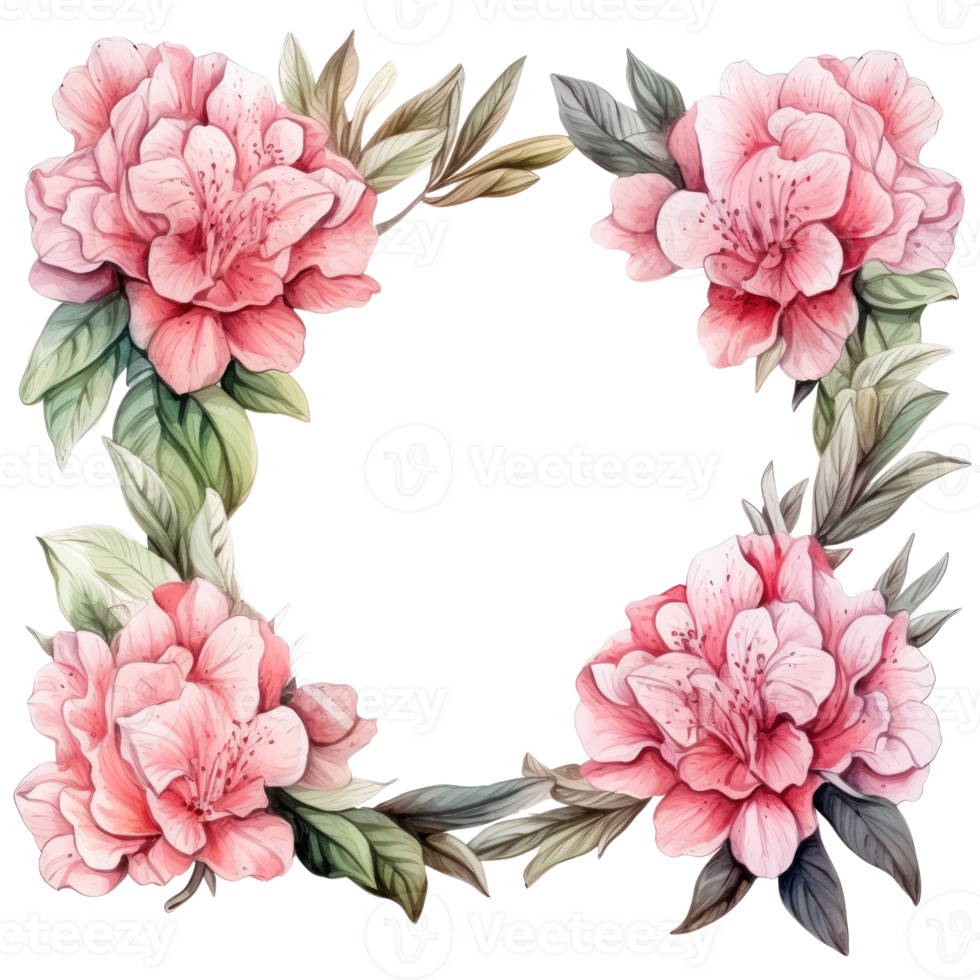 Rhododendron, isolated on transparent background png