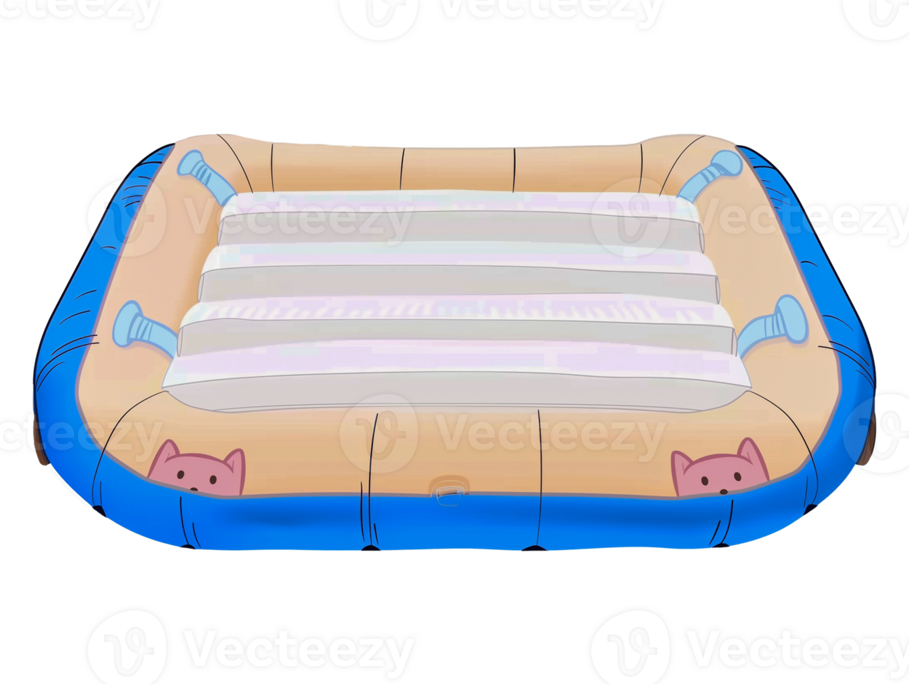 Inflatable pool mattress png