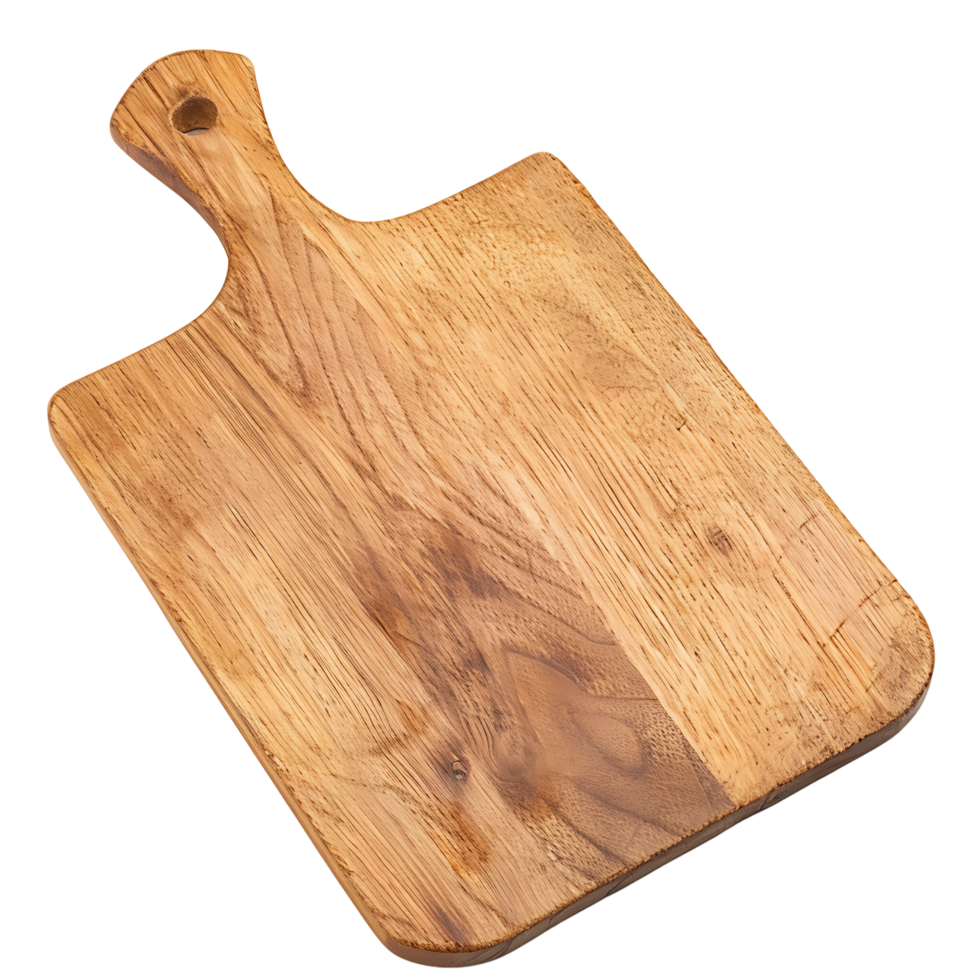 Wooden Cutting Board Isolated on Transparent Background png