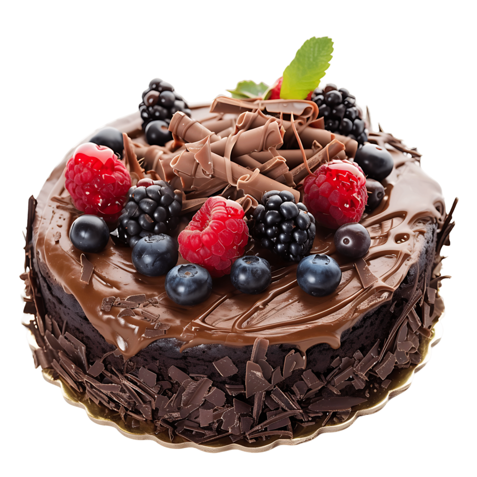 Kuchen mit Beeren isoliert auf transparent Hintergrund 46456368 PNG