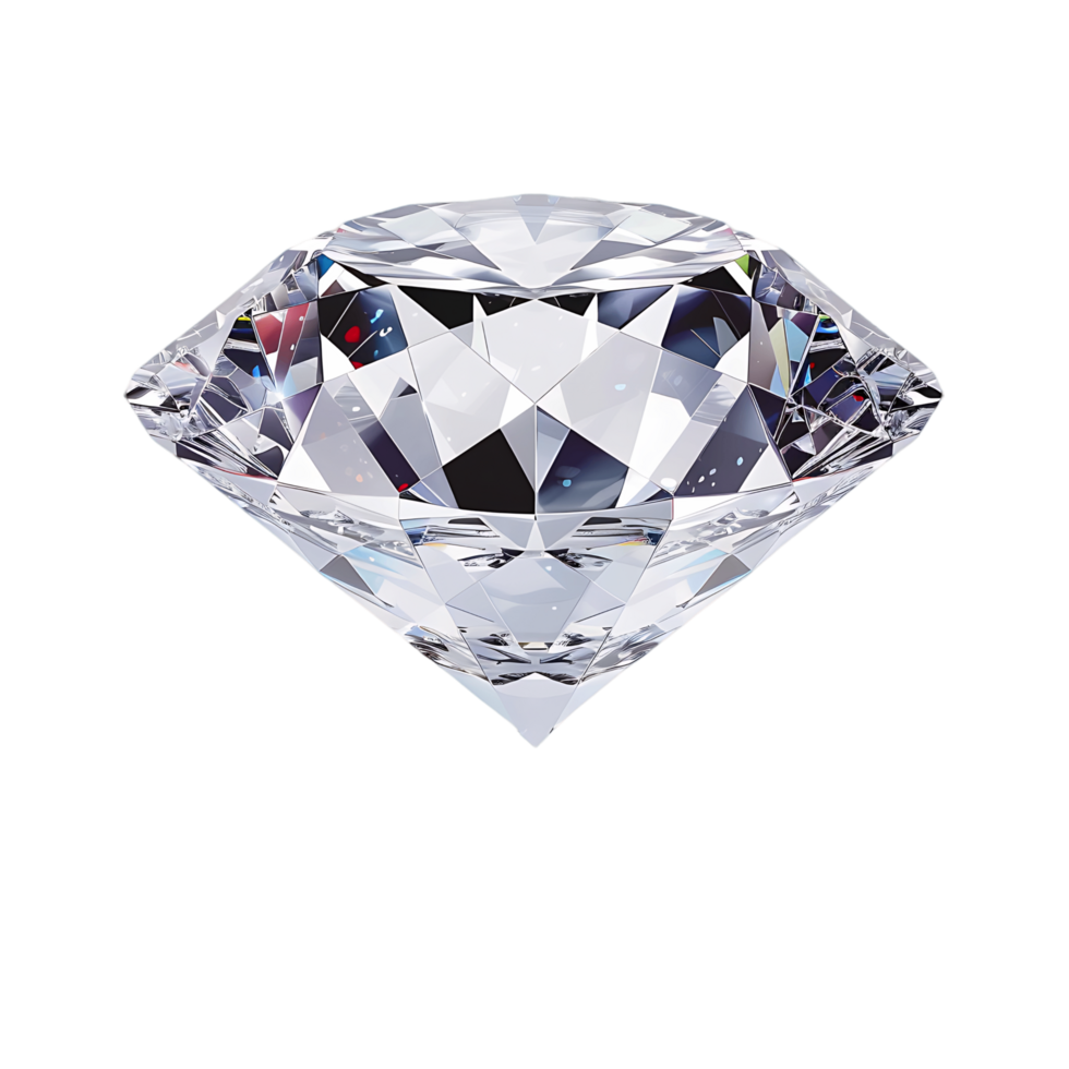 Sparkling Diamond Cutout on Transparent png