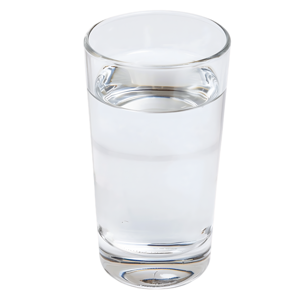 Water in a Glass Isolated on Transparent Background png