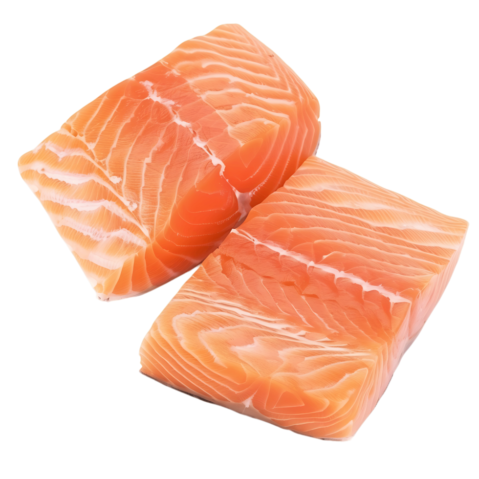 Salmon Portion on Transparent Background png