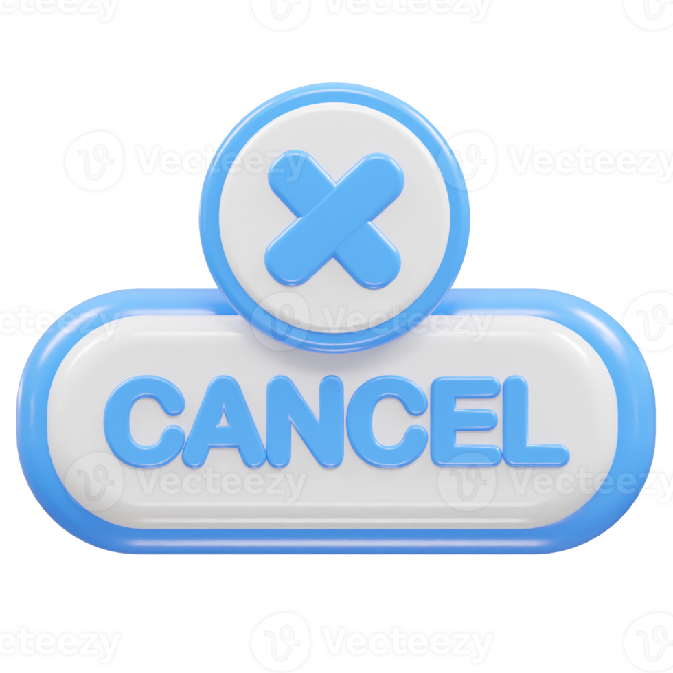 Cancel warning icon illustration element png