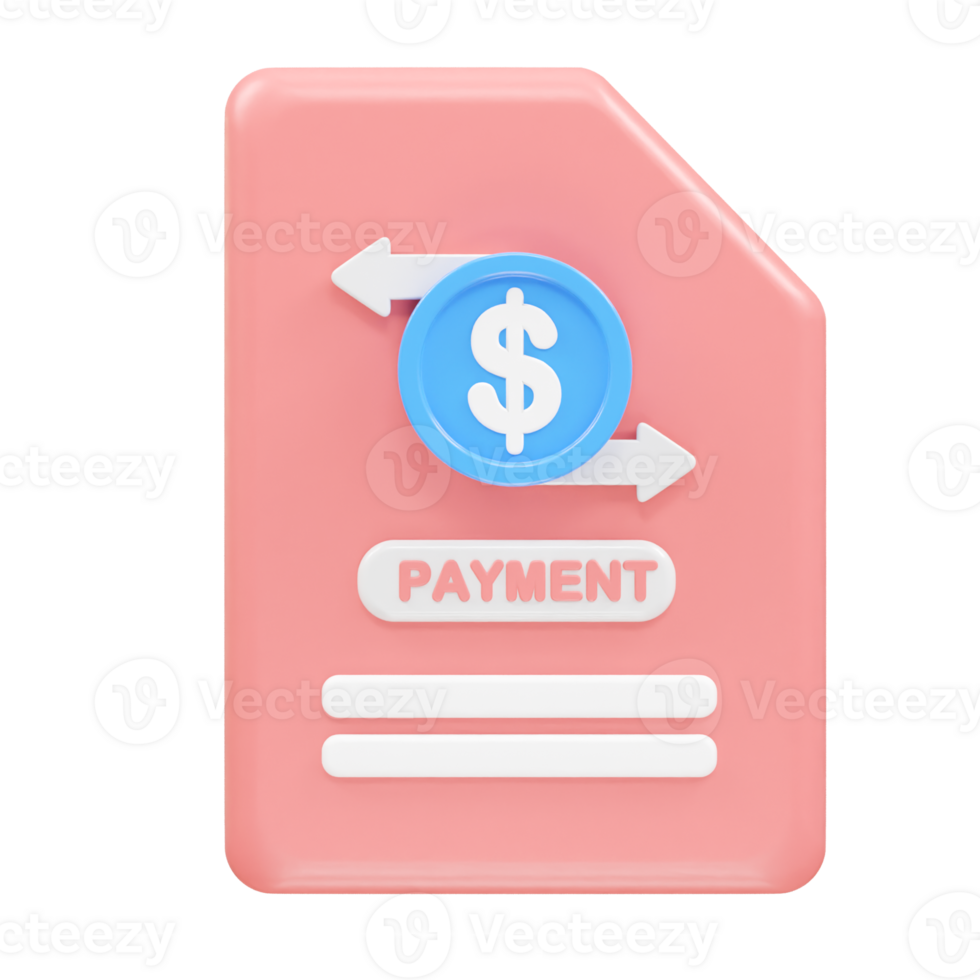 Money transfer icon illustration 3d rendering png