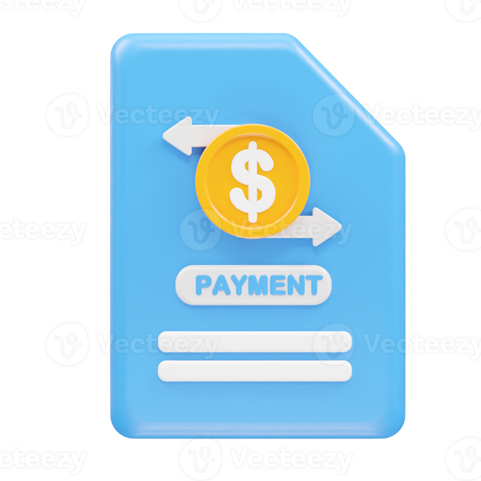 Money transfer icon illustration 3d rendering png