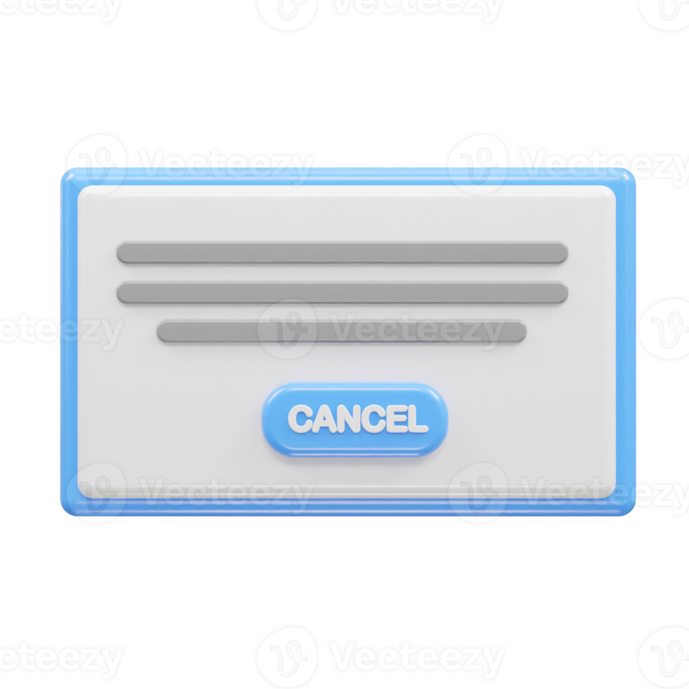 Cancel warning icon illustration element png