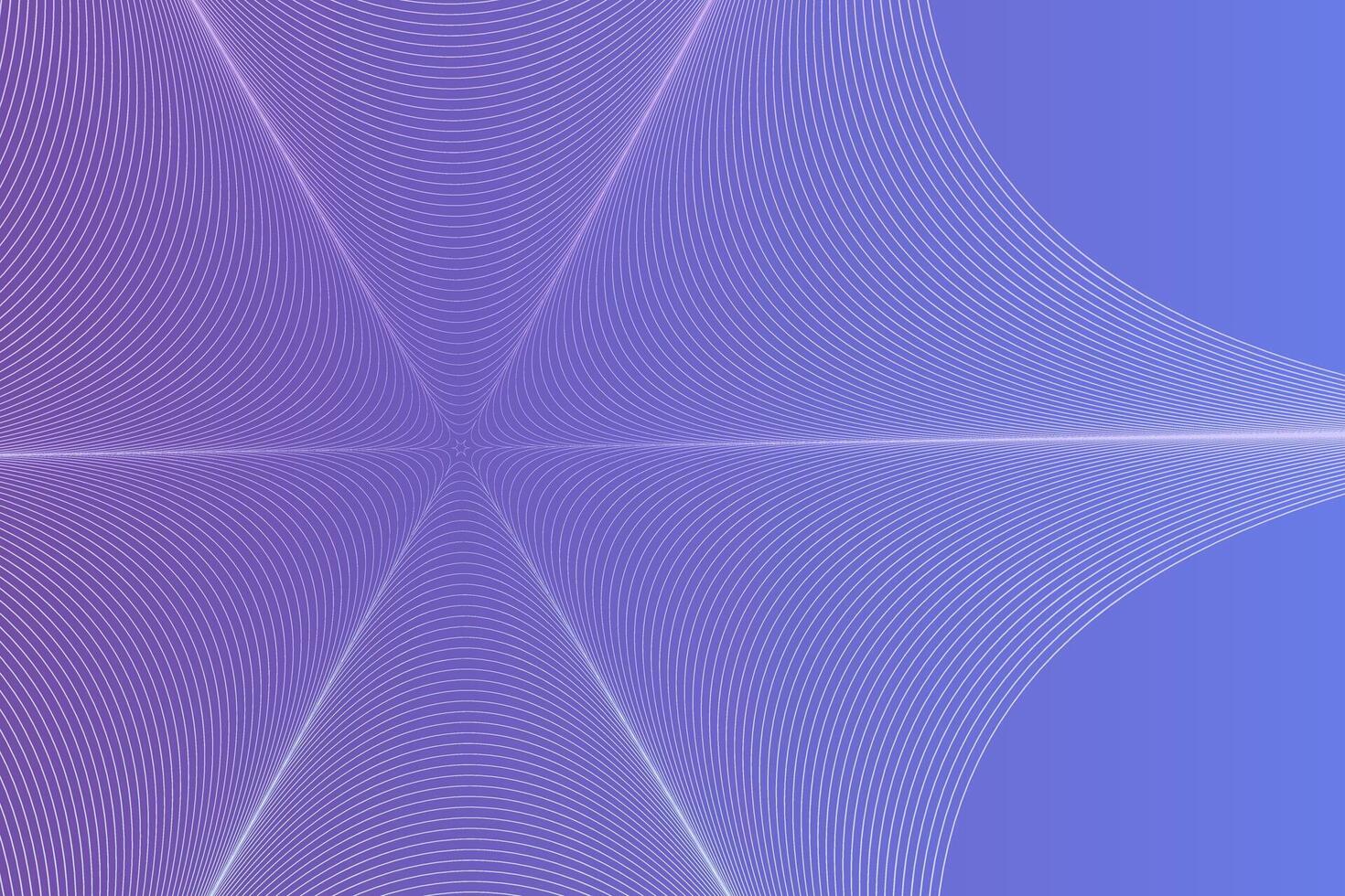 Abstract background with thin lines in the shape of spider web. Linear smooth waves. Gradient purple. Wave texture. Modern backdrop. illustration vector