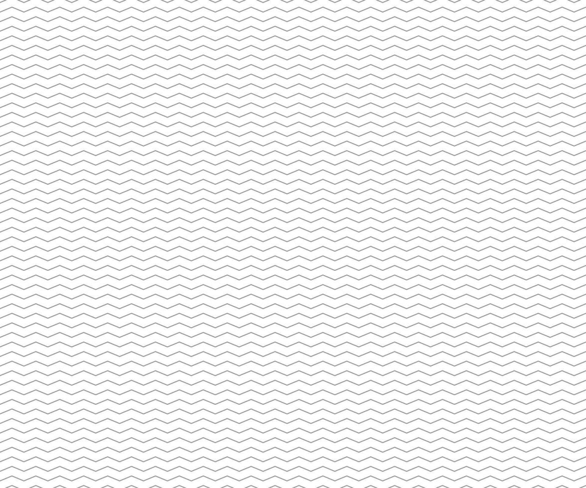 Wave, zigzag lines pattern. Black wavy line on white background. Texture - illustration vector