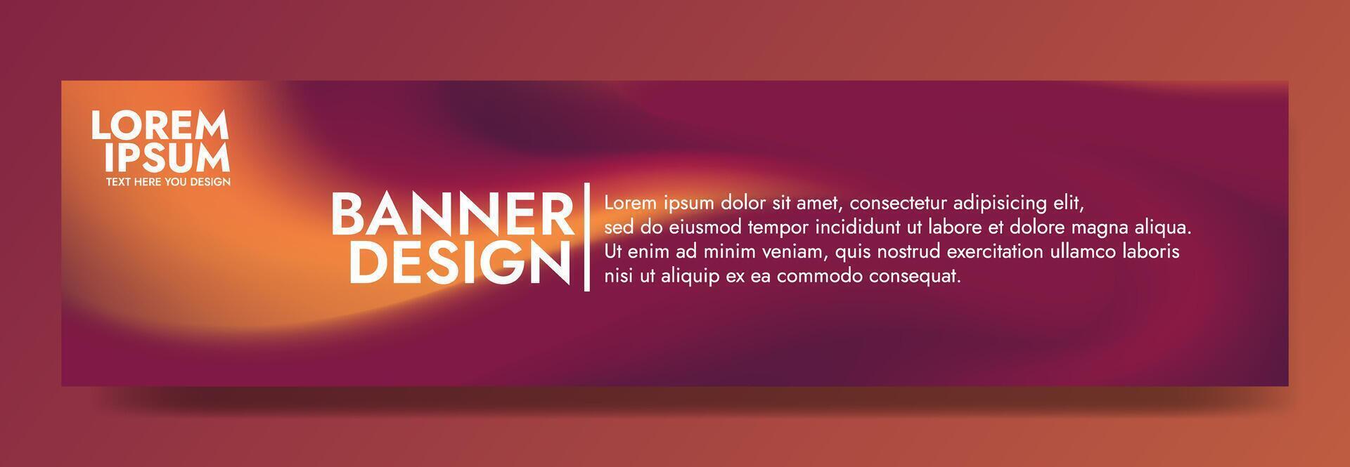 Impactful abstract mesh blur banner boasts a smooth, geometric flow of blurred mesh waves in crimson and sunshine, crafting an eye-catching, premium visual experience for promotional use vector