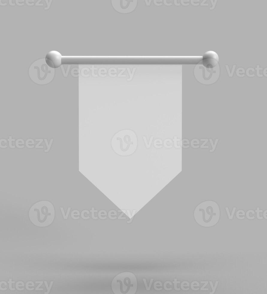 flag design white mock up empty blank paper event sale decor ation empty label banner retro promotion element celebration award curve message frame object item modern realistic vintage logo sell buy photo