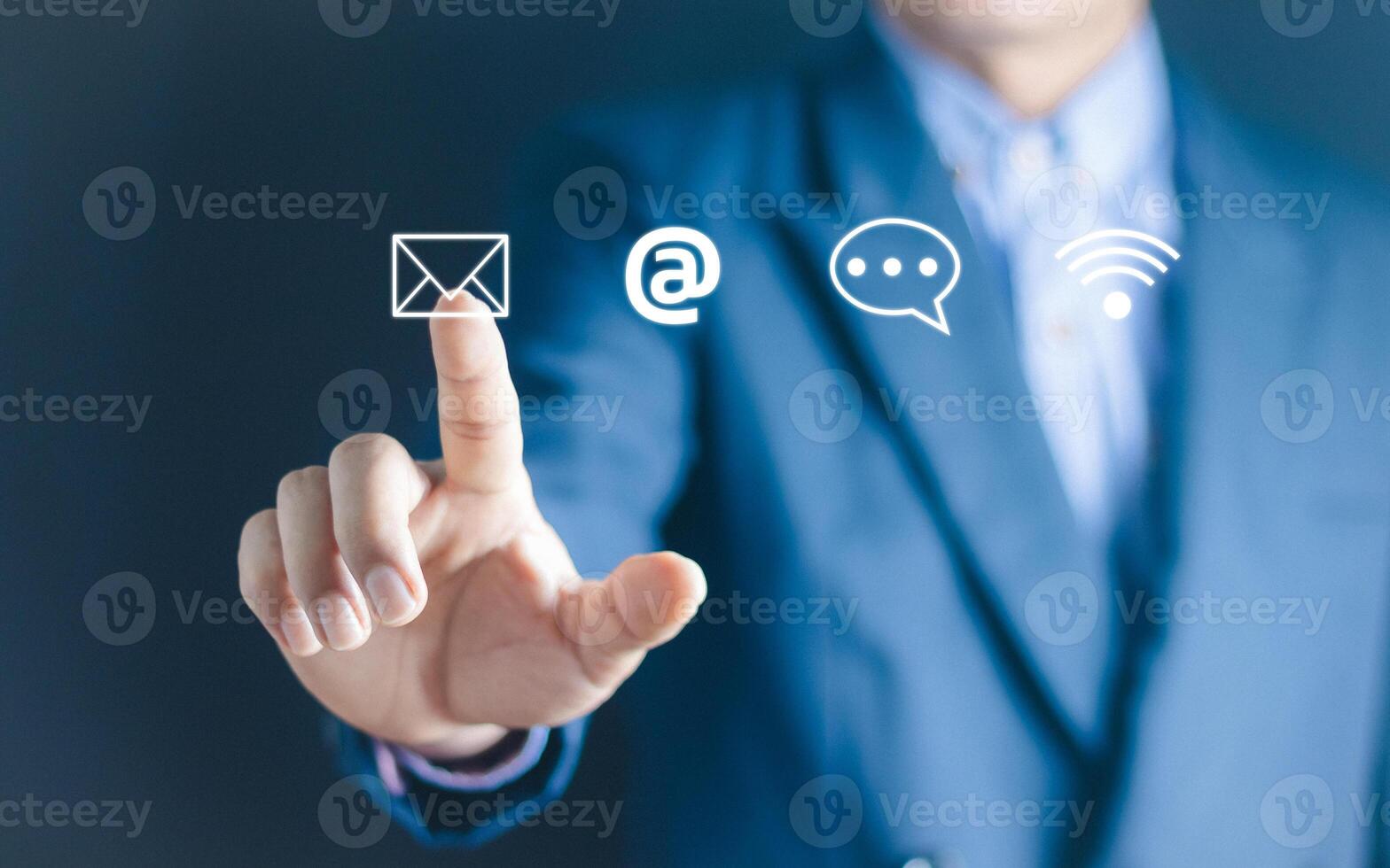 Customer support center contact us concept. Customer support hotline and people connection. photo