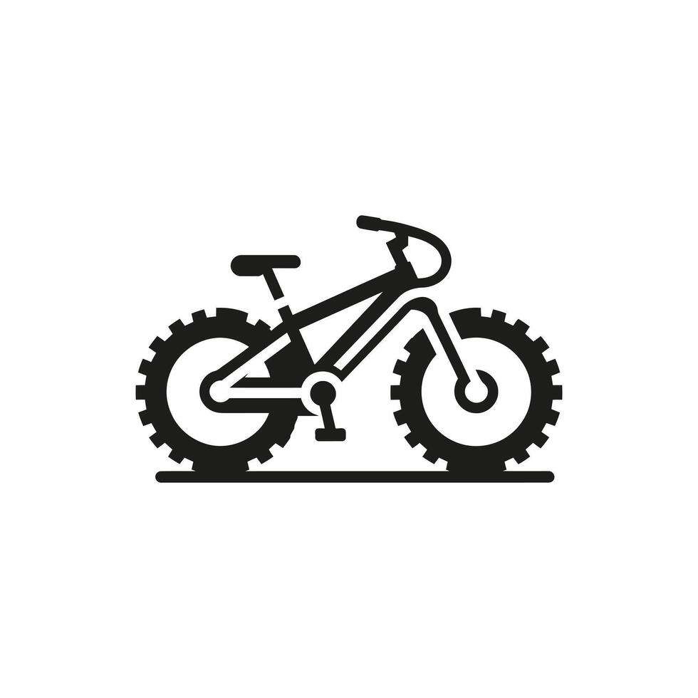 Bicycle silhouette illustration vector
