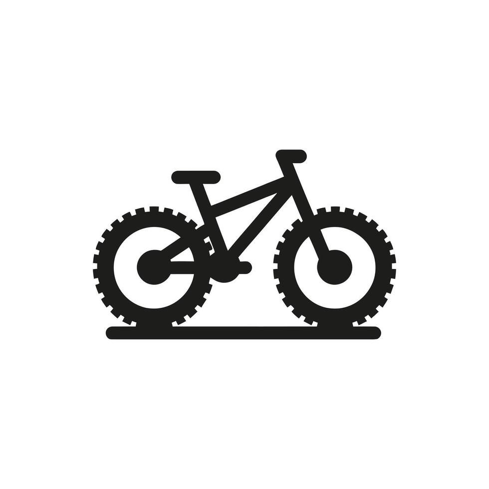 Bicycle silhouette illustration vector