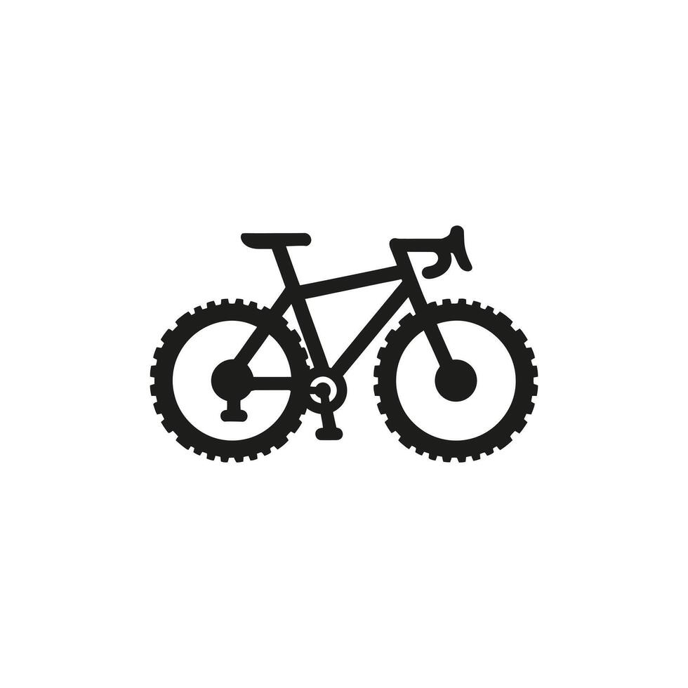 Bicycle silhouette illustration vector