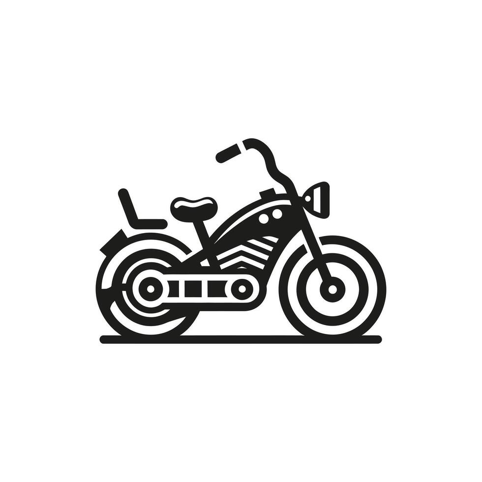 Bicycle silhouette illustration vector