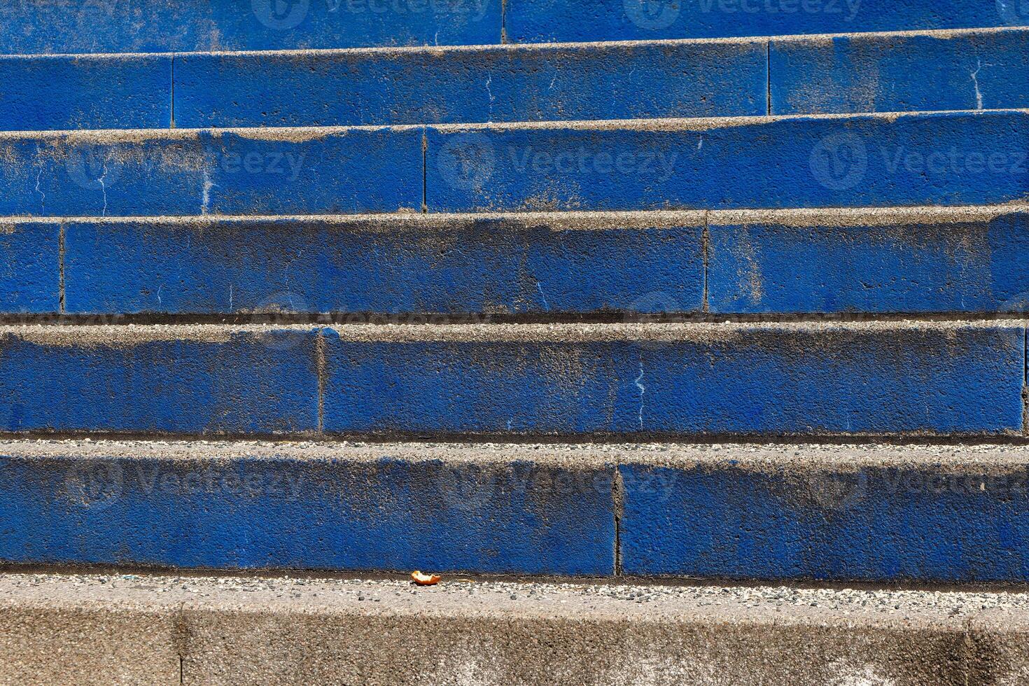 stairs in blue and gray photo