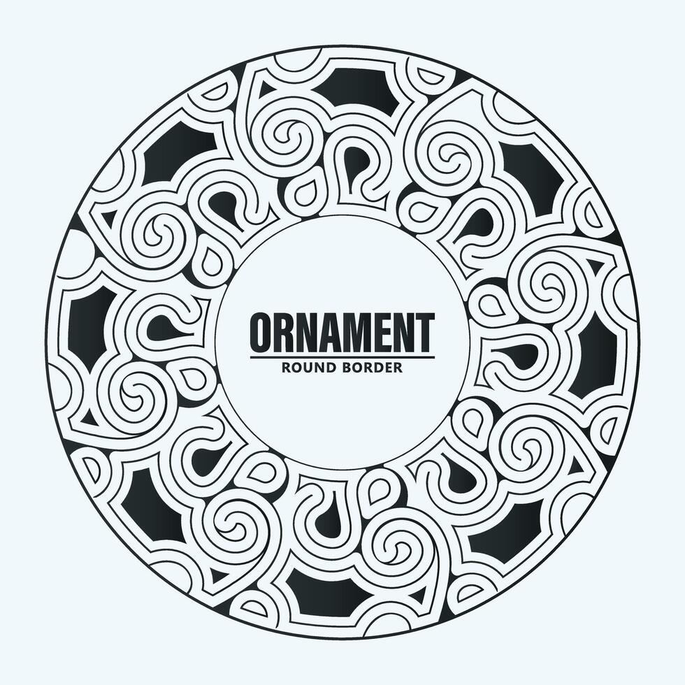 decorative ornament frame background vector