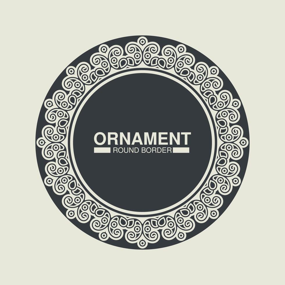 decorative ornament frame background vector