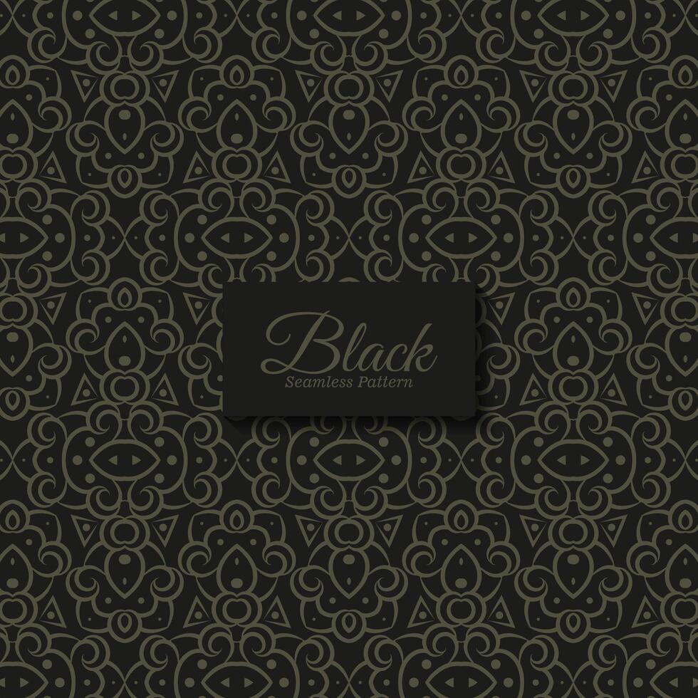dark ethnic seamless pattern template vector