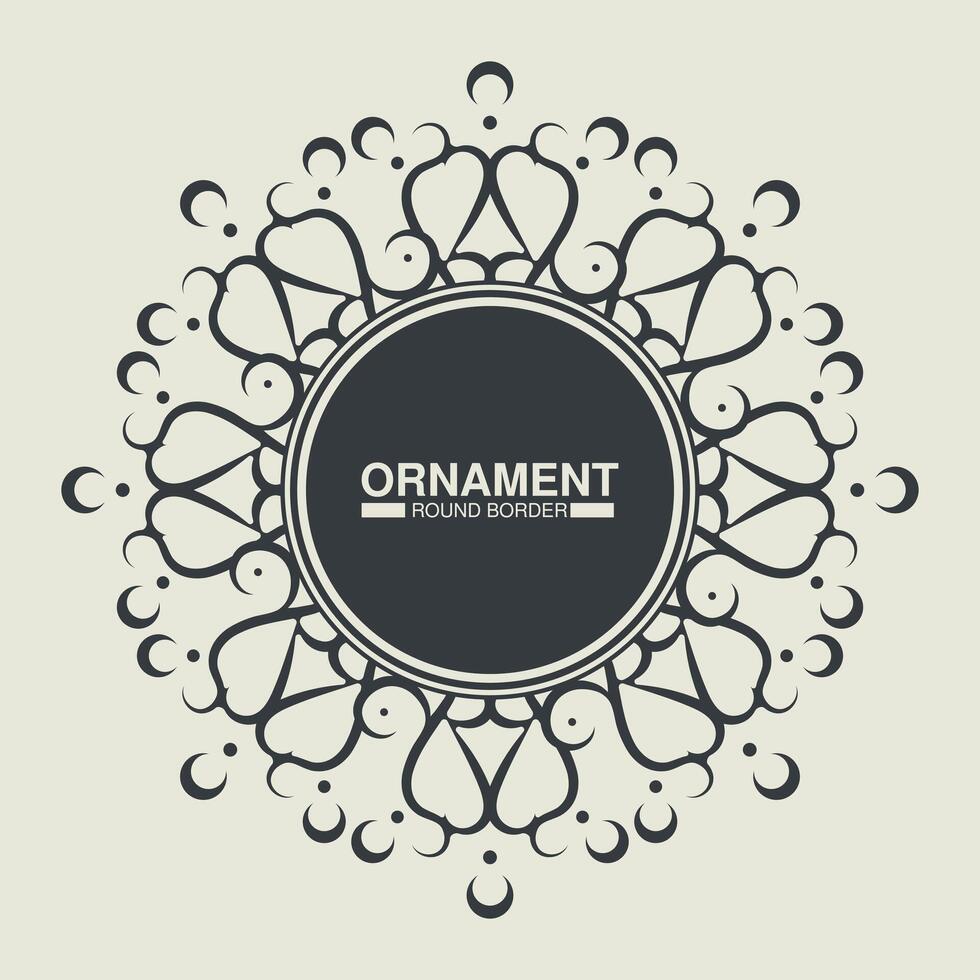 decorative ornament frame background vector