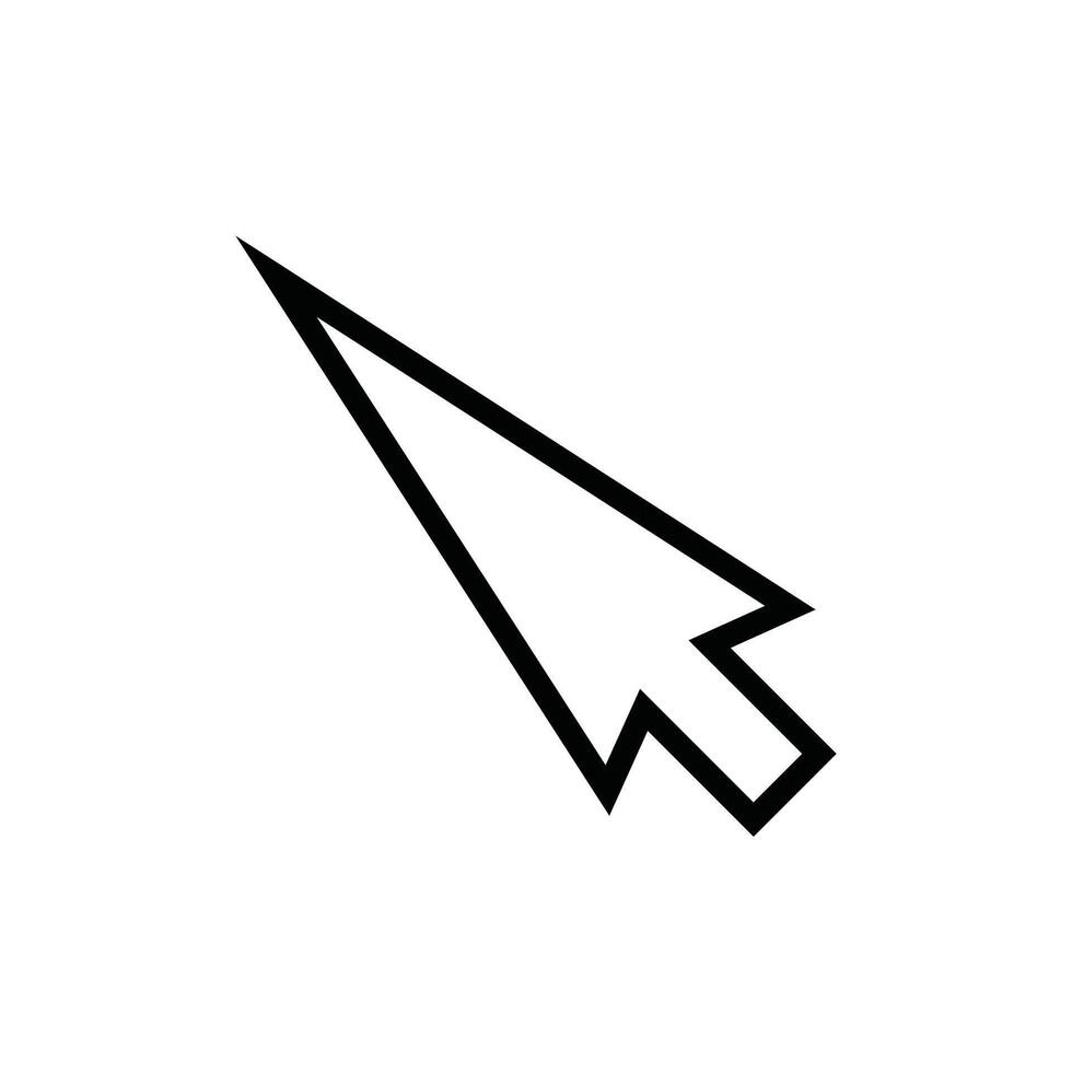 arrow pointer icon design vector