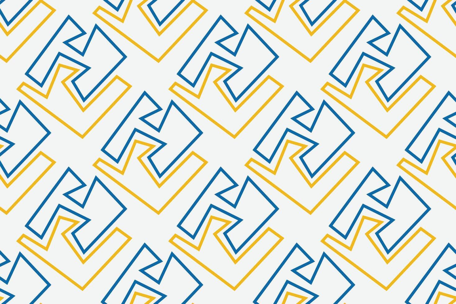 Bright colorful geometric seamless pattern. abstract background with modern minimal shape. Cute geometric line textures. Yellow, green, white color vector