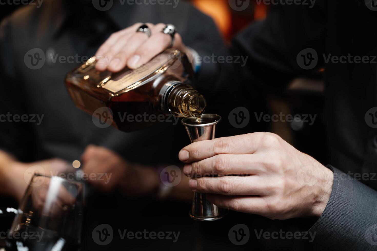 Making a cocktail photo