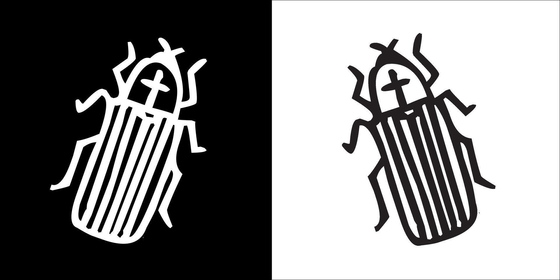 Illustration graphics of insect icon vector