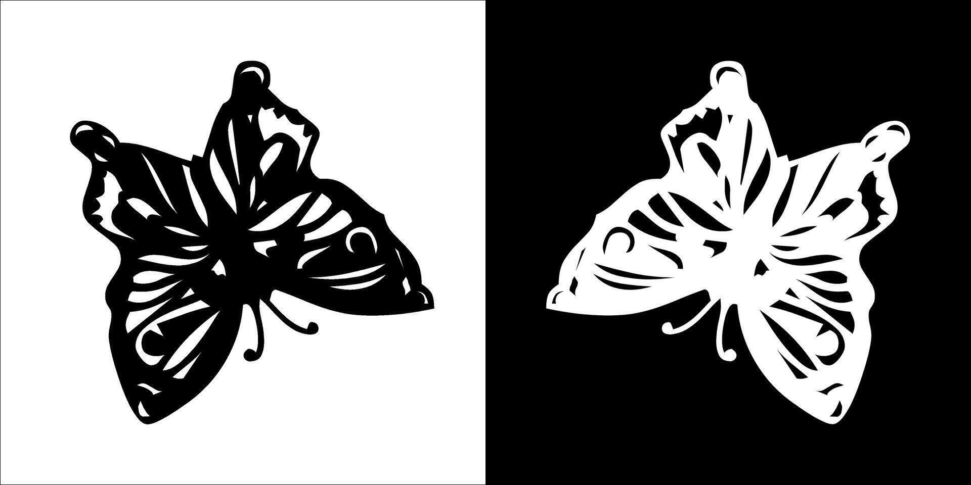 Illustration graphics of butterfly icon vector