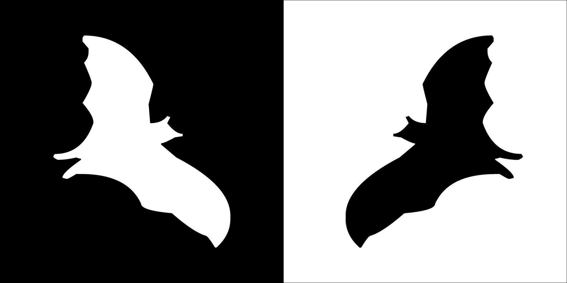 Illustration graphics of bat icon vector