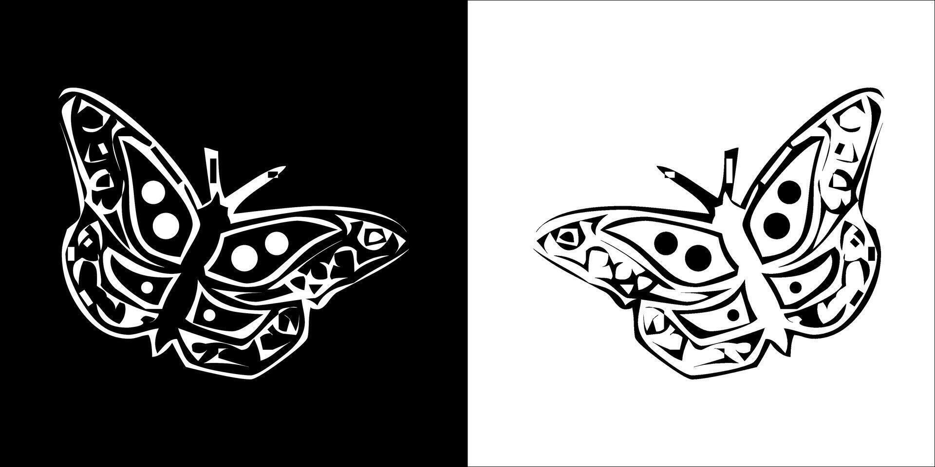 Illustration graphics of butterfly icon vector