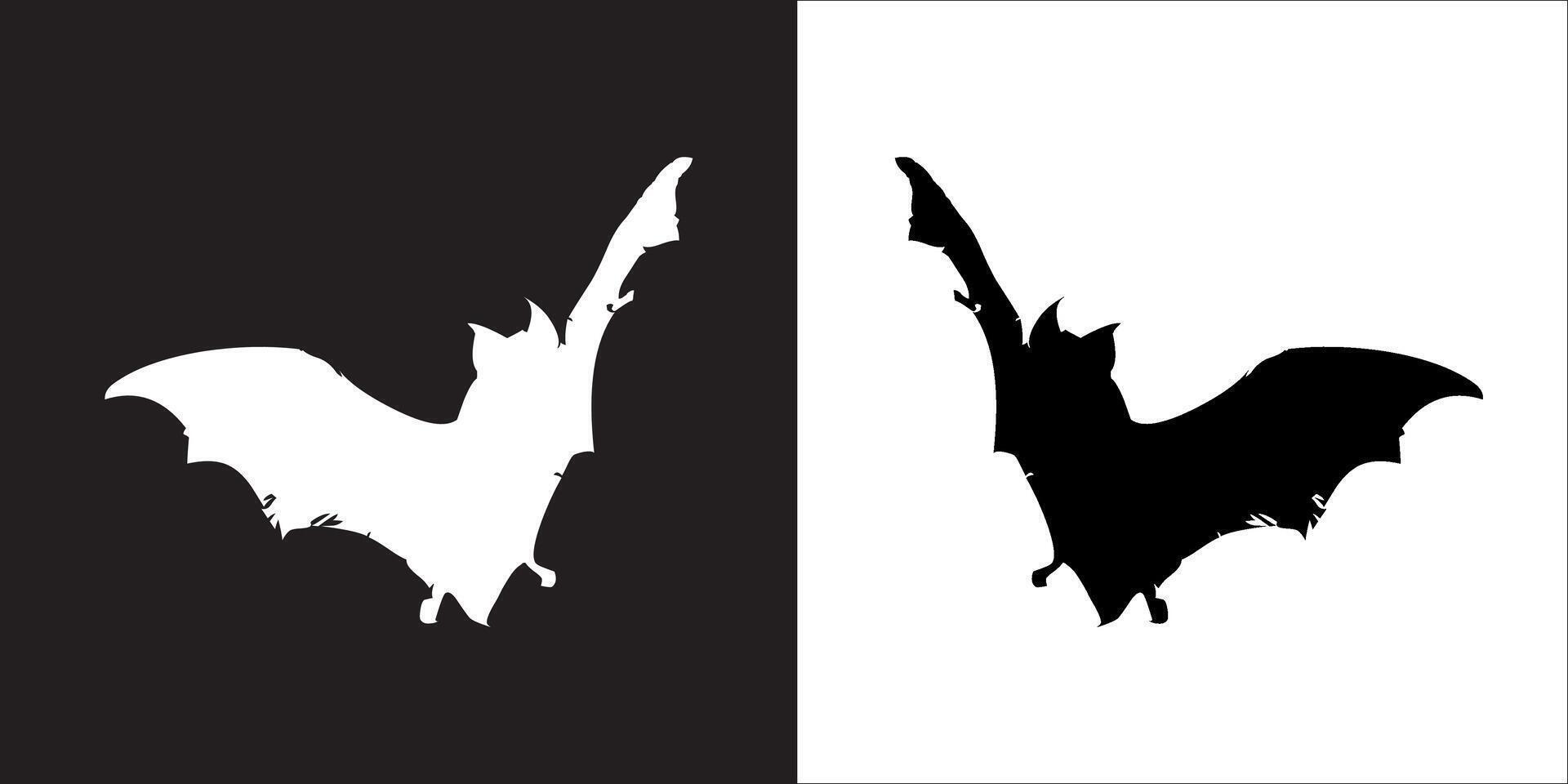 Illustration graphics of bat icon vector