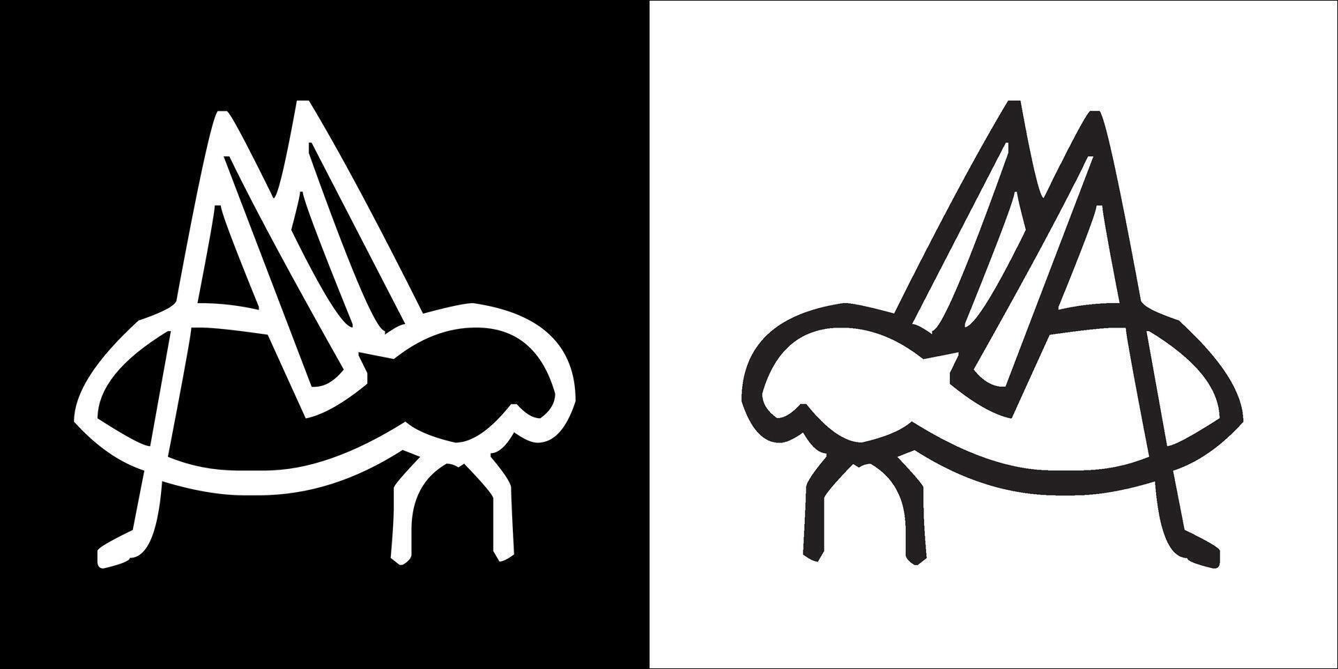 Illustration graphics of insect icon vector