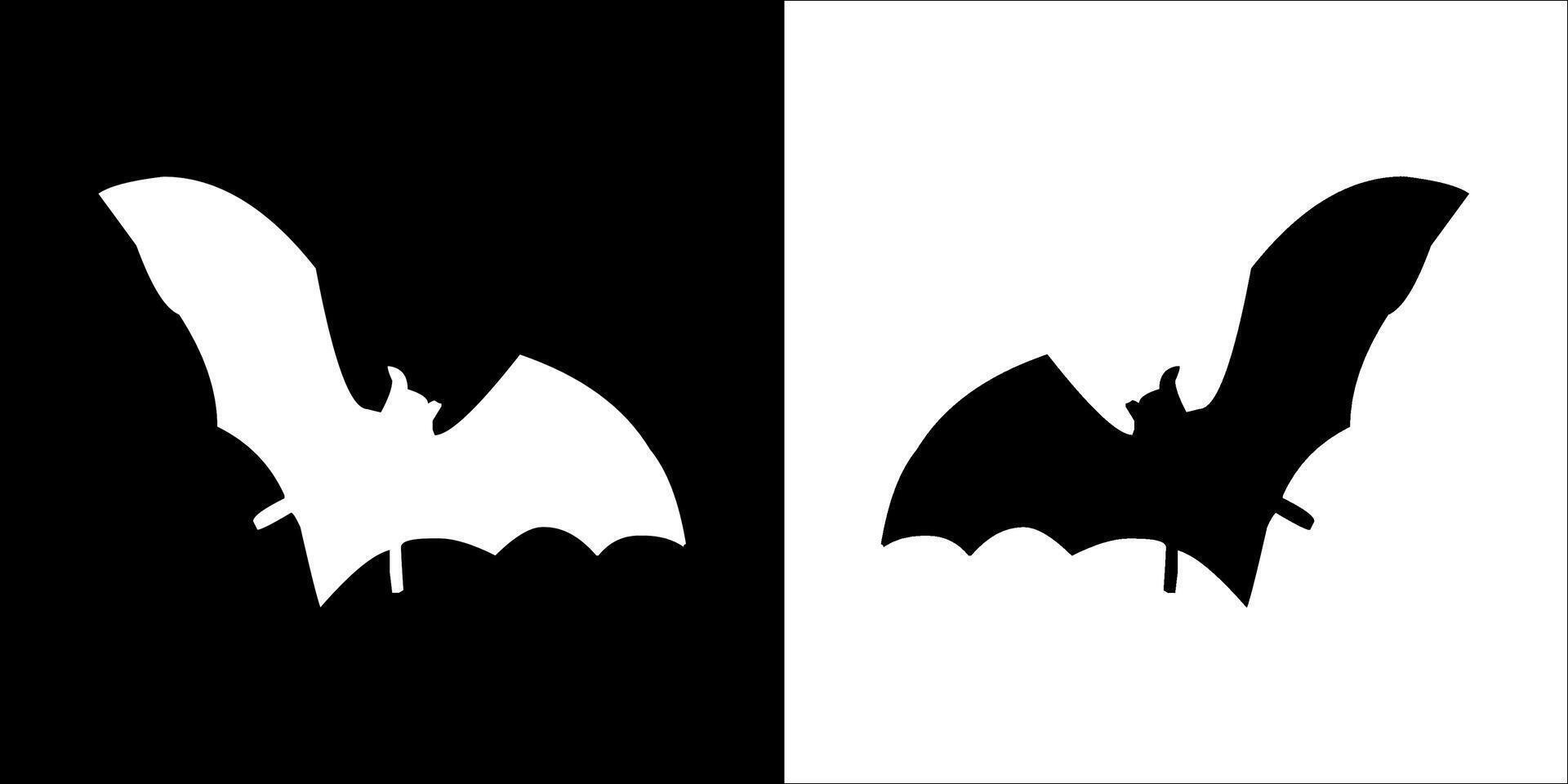 Illustration graphics of bat icon vector