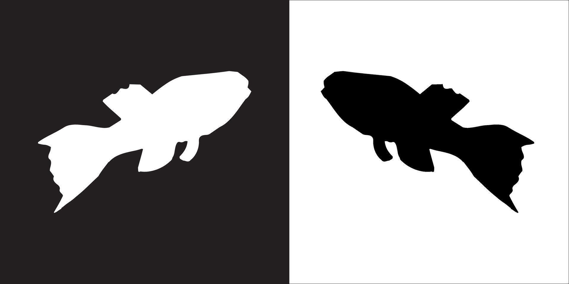 Illustration graphics of fish icon vector