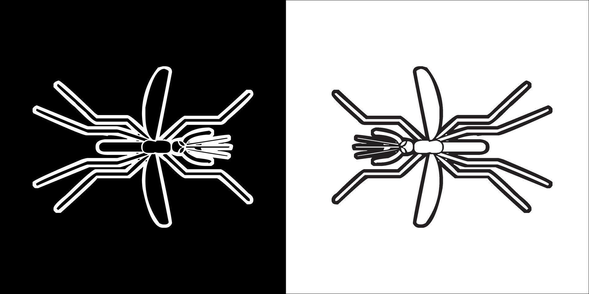 Illustration graphics of insect icon vector