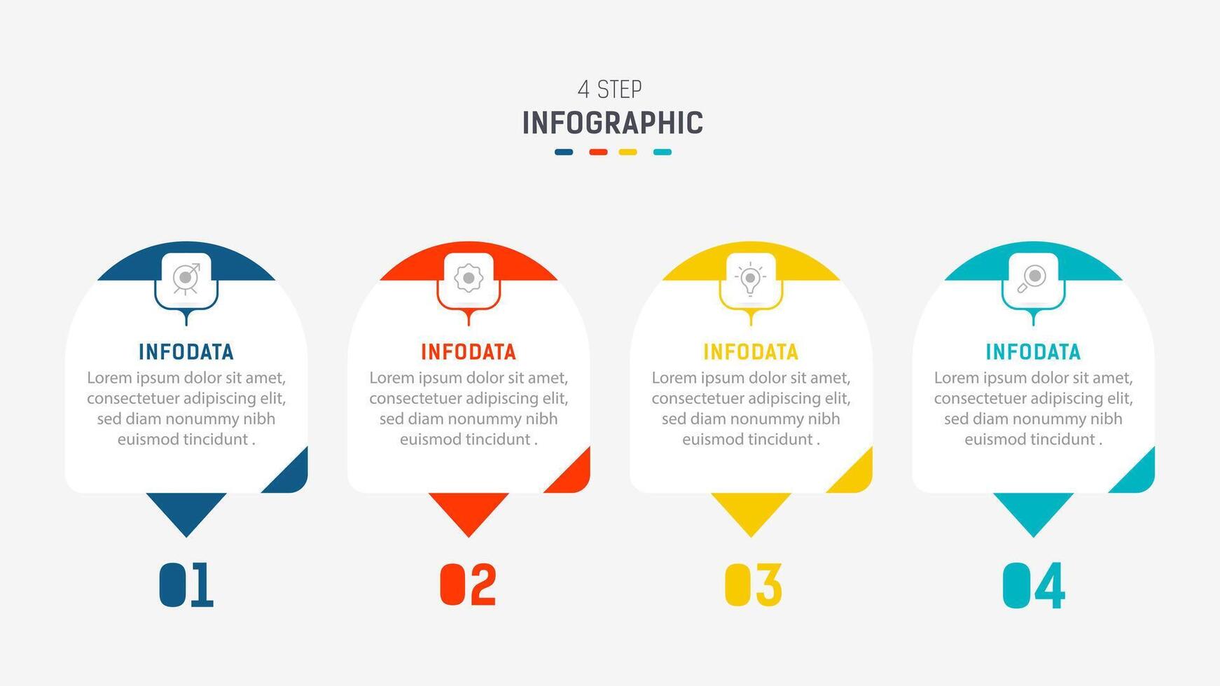 Three Step Infographic label design template with line icons. process steps diagram, presentations, workflow layout, banner, flow chart, info graph illustration. vector