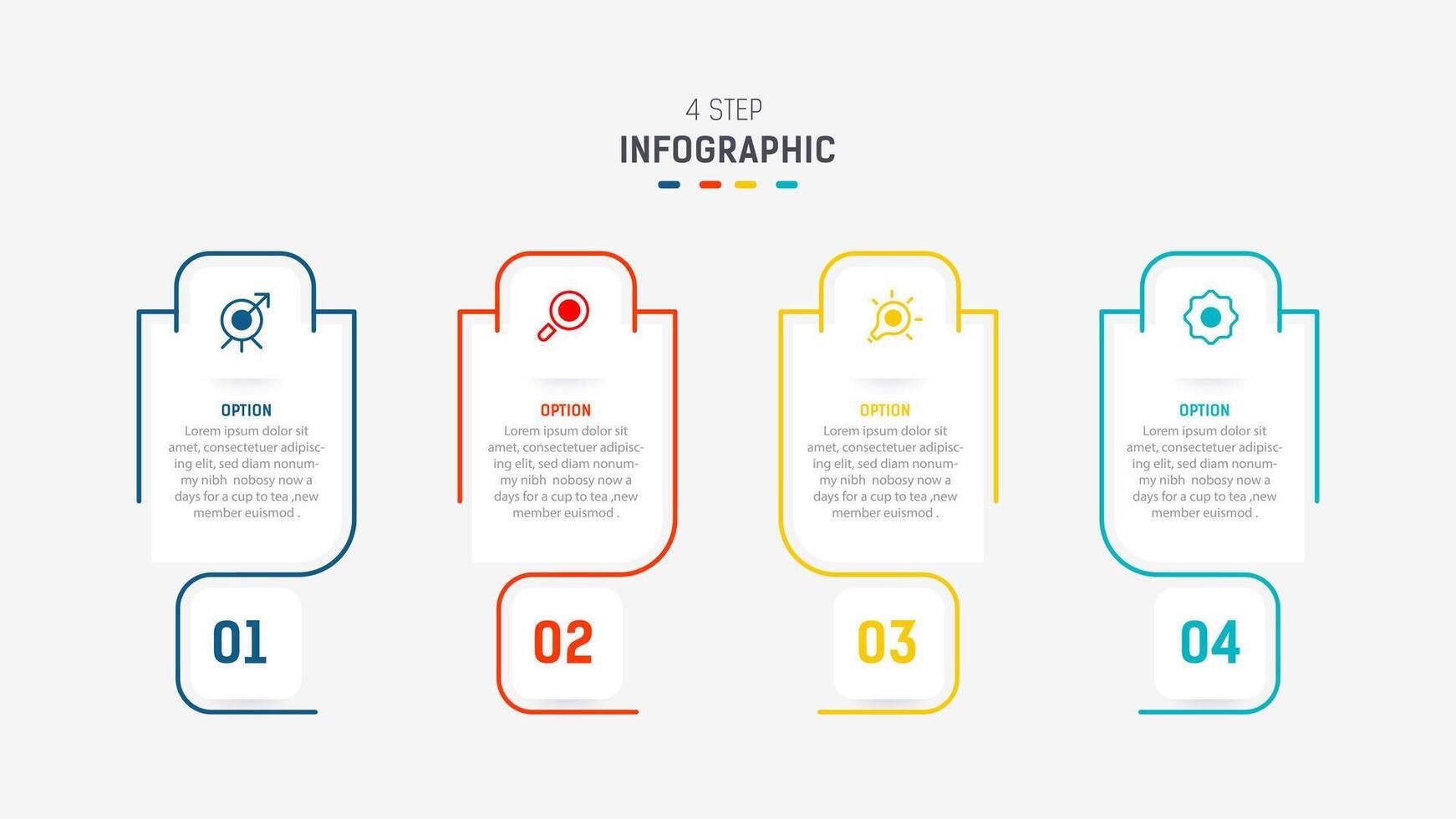 Three Step Infographic label design template with line icons. process steps diagram, presentations, workflow layout, banner, flow chart, info graph illustration. vector