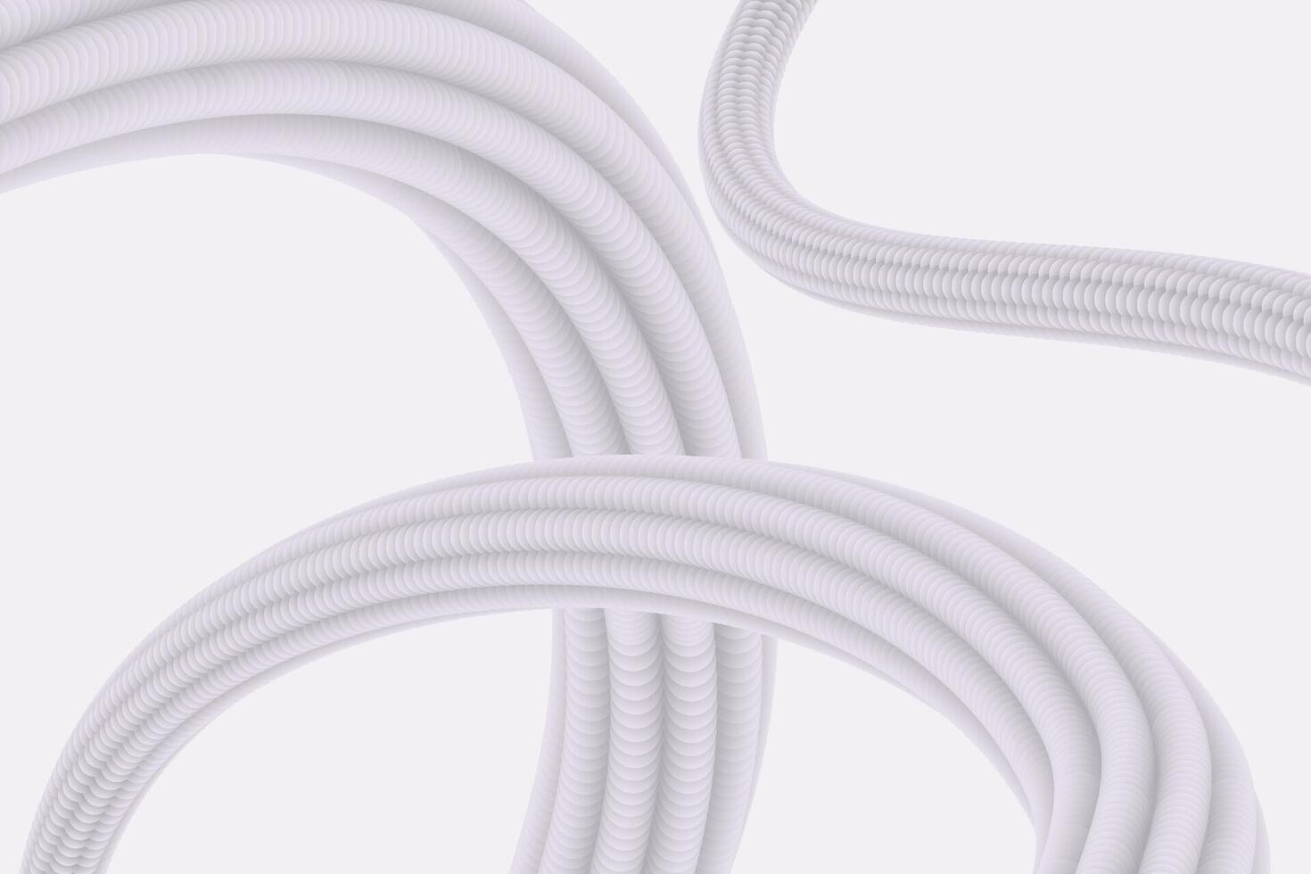 Abstract modern 3d background with flowing shapes vector