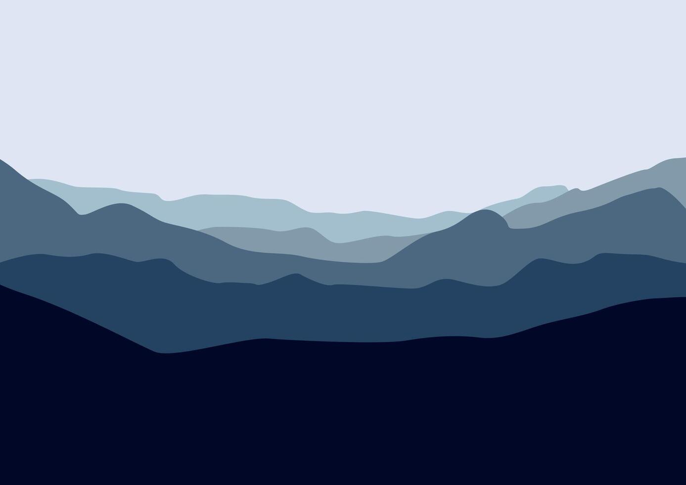 Mountains in nature landscape, illustration design in for background. vector